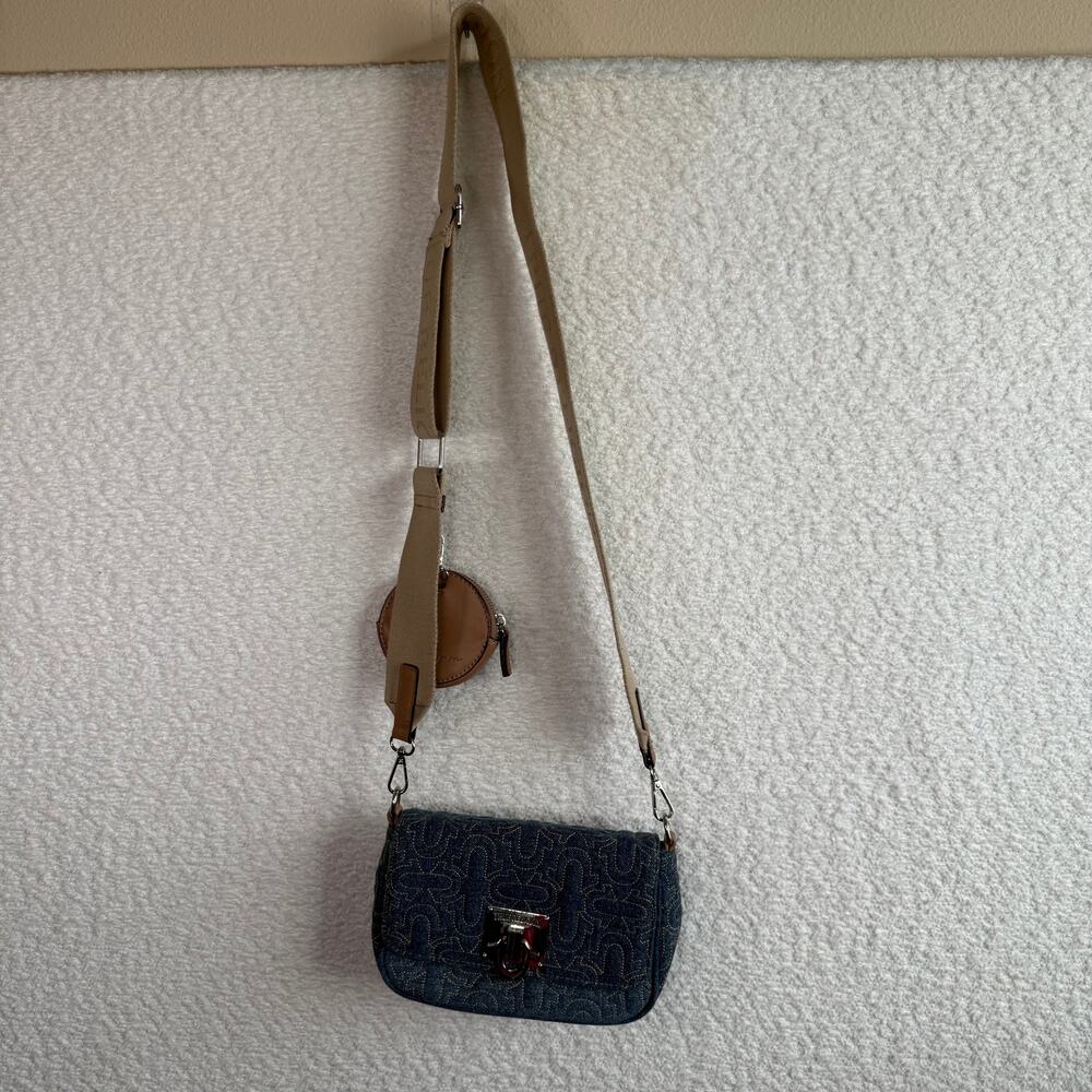 True Religious denim purse womens shoulder crossbody y2k